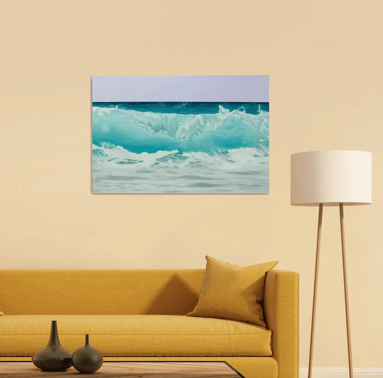Teal Harmony. Seascape