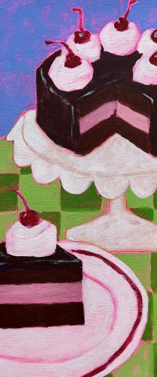 A Slice of Chocolate cake by Ekaterina Dutkevich