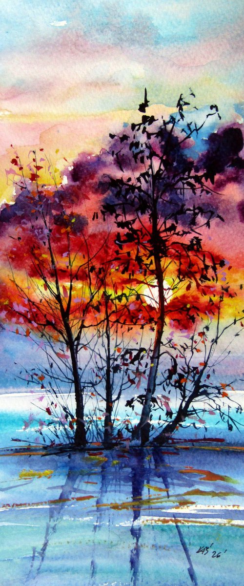 Winter landscape by Kovács Anna Brigitta