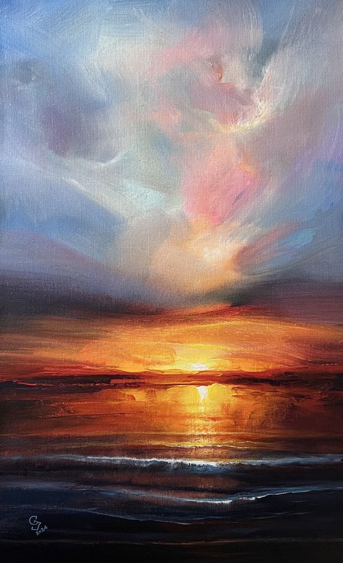 Impressions of the sunset 4 by Ivan  Grozdanovski