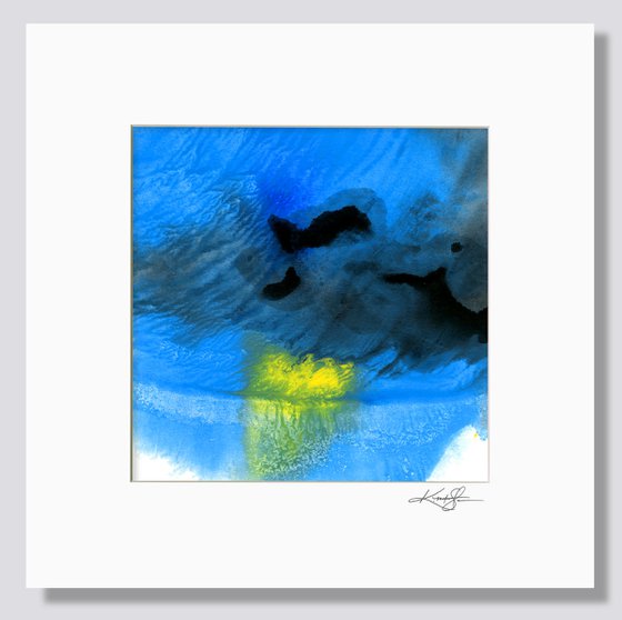 Meditation Poetry 11 - Abstract Painting by Kathy Morton Stanion