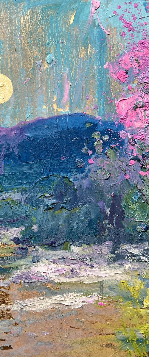 Spring Silence Under the Moon by Andrii Kovalyk