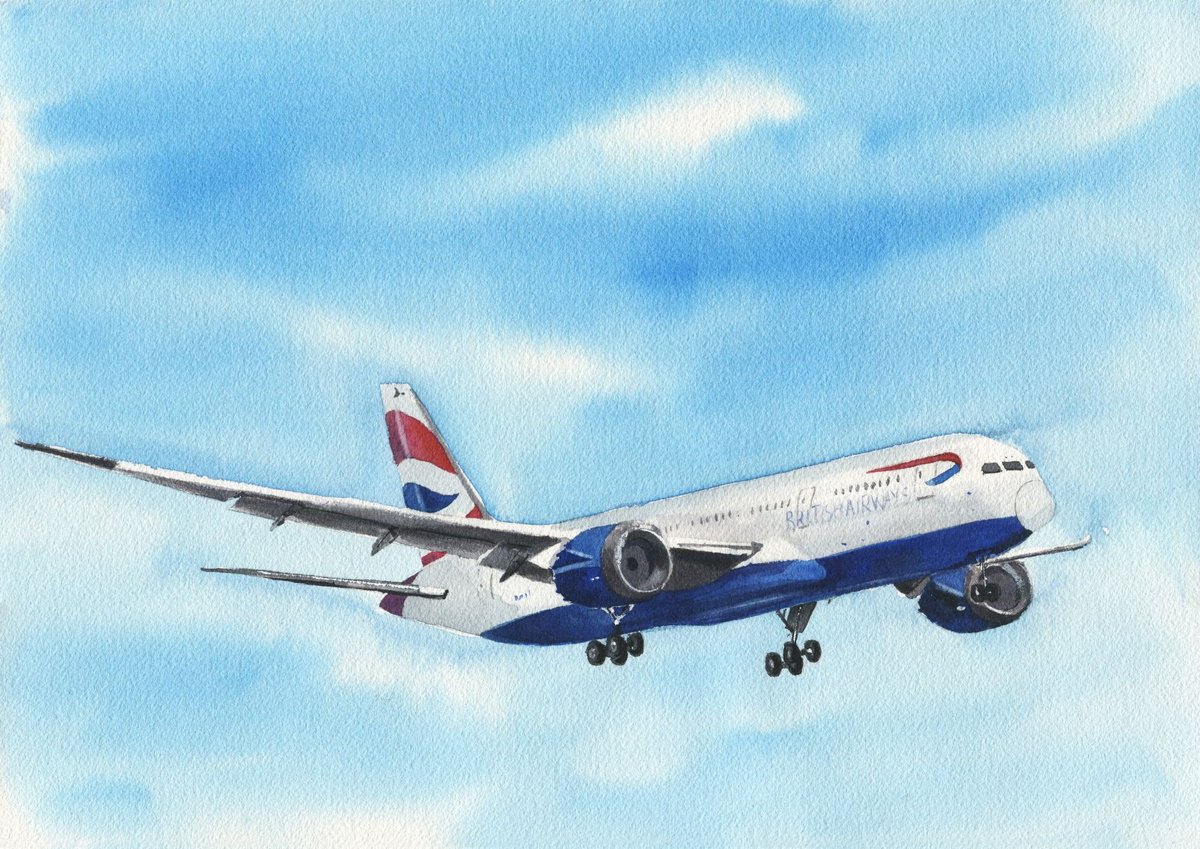 Boeing 767 British Airways by Oleksii Iakurin