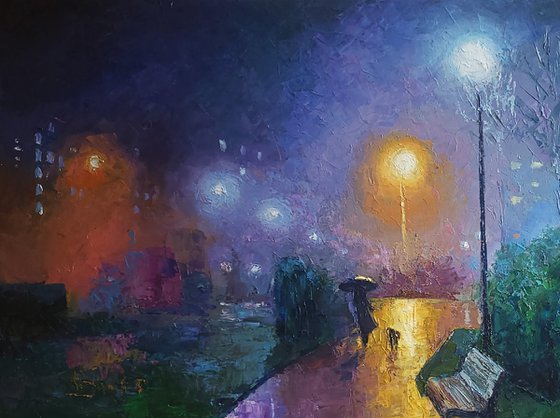 Under the rain