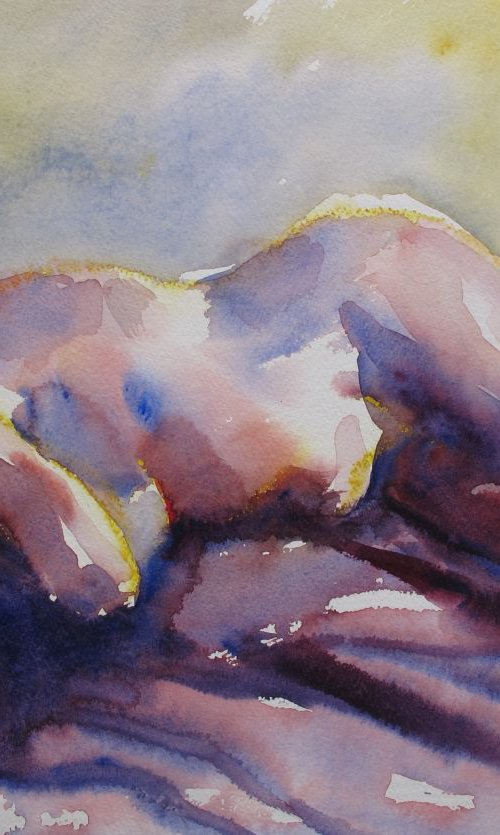 reclining nude by Rory O’Neill