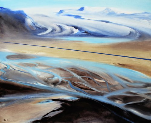 Glacial river V by Emma Pesti