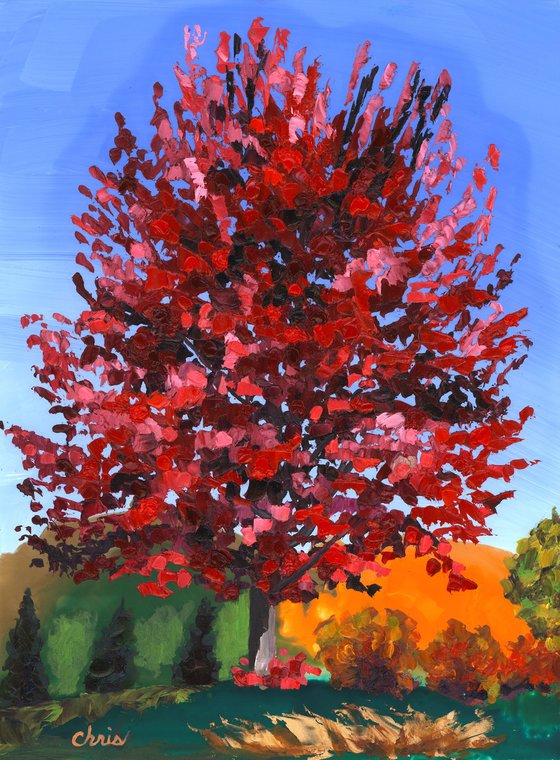 Deep Red Tree