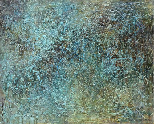 Blue Grass # 3 by Marina Podgaevskaya
