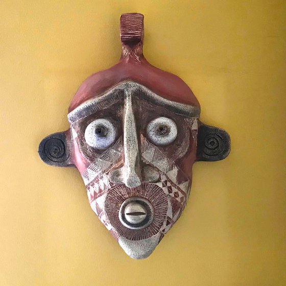 Primitive Style Ceramic Mask Two