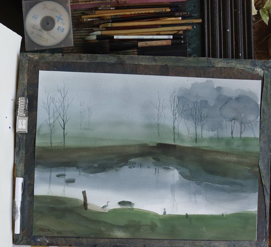 Misty morning impression