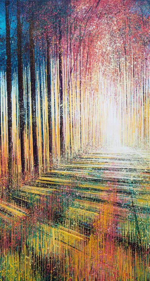 Autumn Light Through Trees by Marc Todd