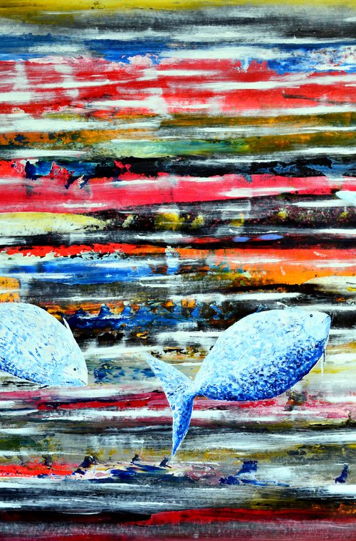 Fish parade Circus ! FREE SHIPPING by Isabelle Vobmann