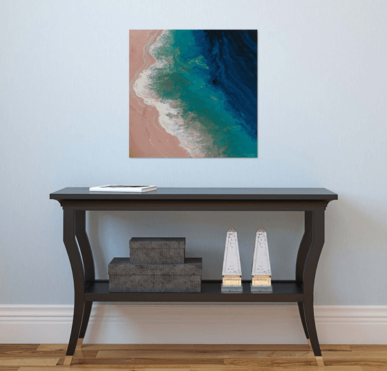 “Seascape” Acrylic Painting 60 x 60 cm