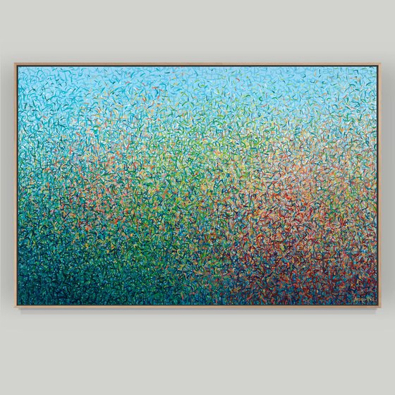 Woollahra Garden 183 x 122cm acrylic on canvas