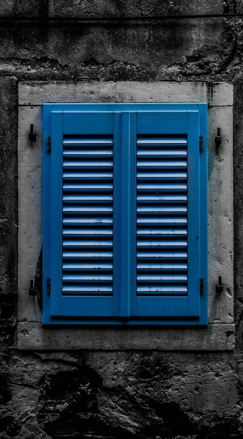 Blue window by Jure Kralj