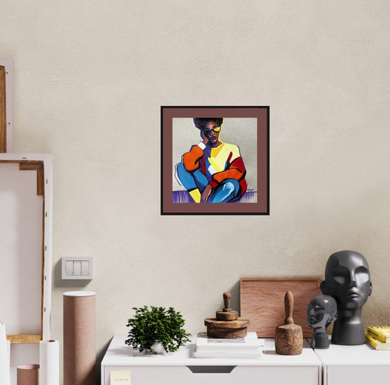 Summer day. Portrait of a woman