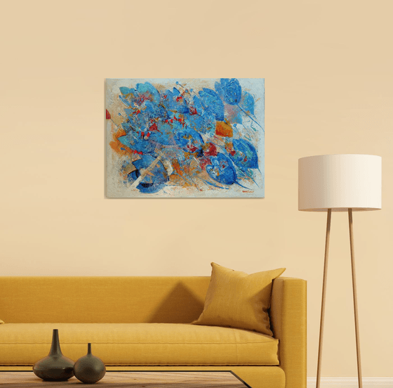 Fantasy with Blue Tulips
