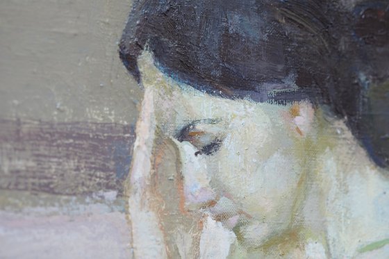 White Square Nude