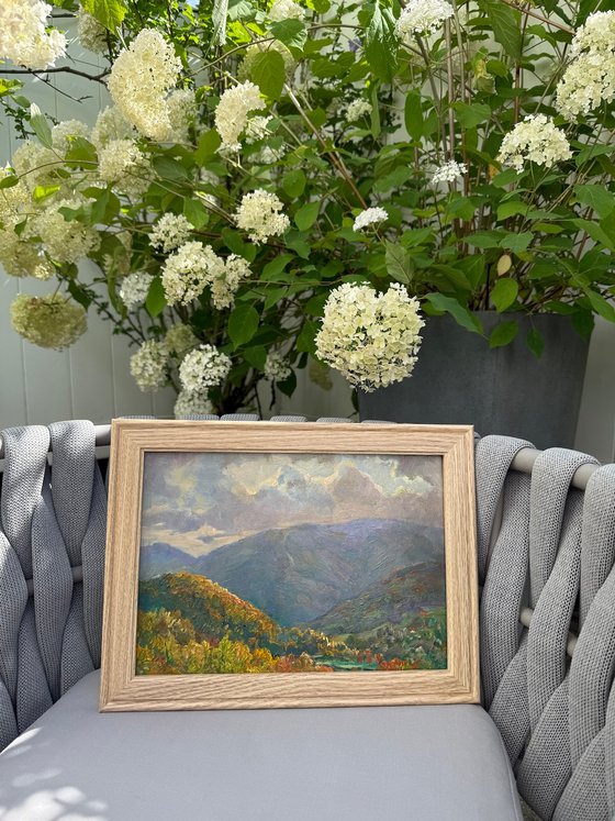 Evening Mood in the Mountain Valley