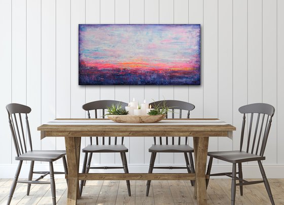 Abstract Sunset Landscape IX
