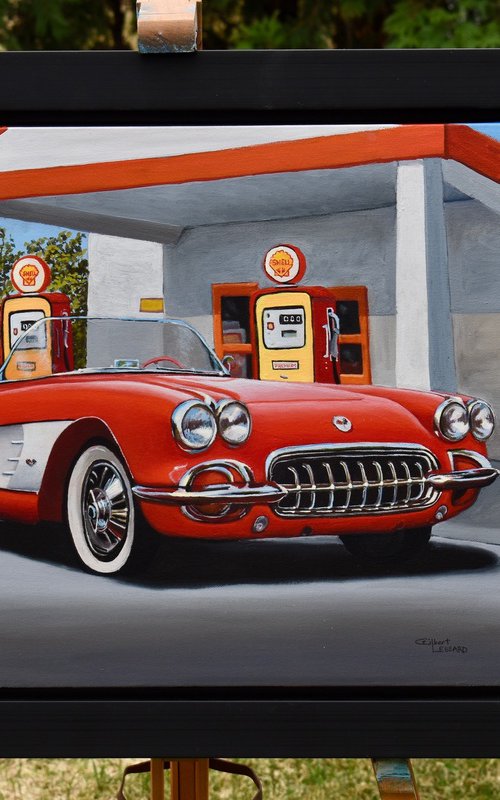 Little Red Corvette by Gilbert Lessard