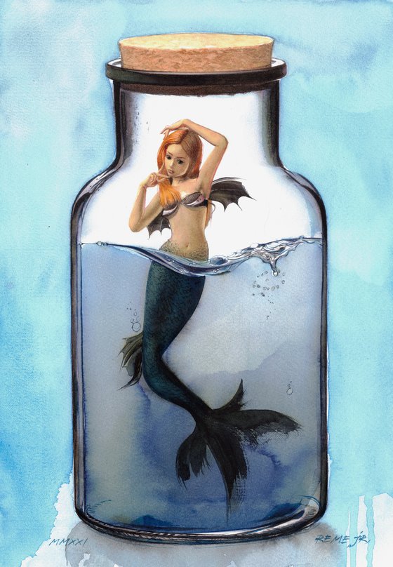 Mermaid in Jar X