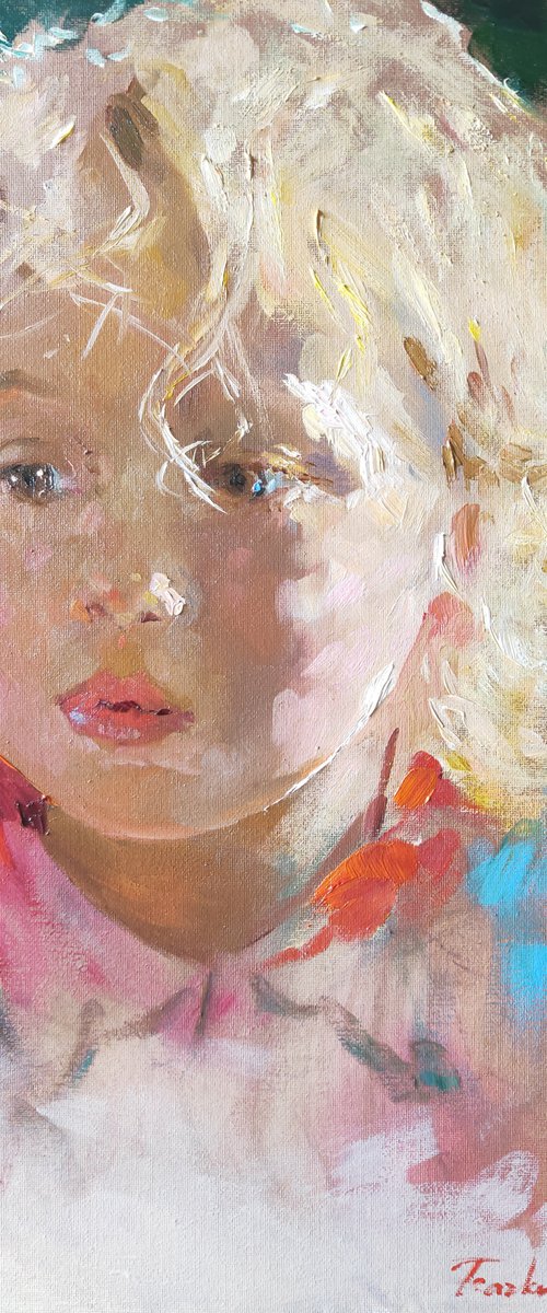 "Blonde girl" by Olga Tsarkova by Olga Tsarkova