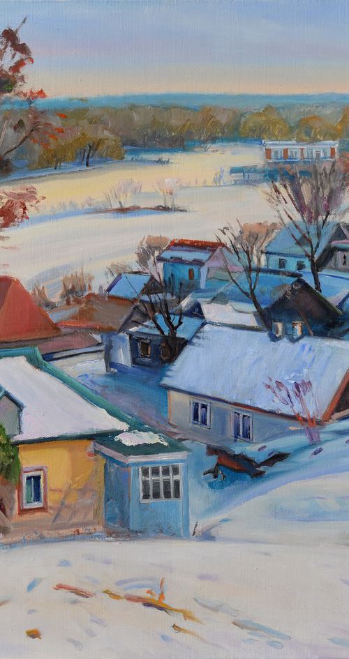 Winter landscape by Vyacheslav Onyshchenko
