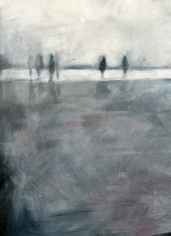 Deep low tide.
