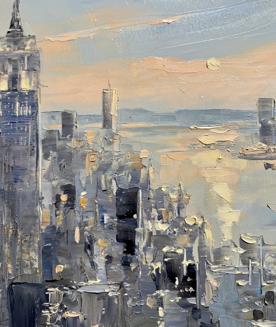 City litghts. New York.