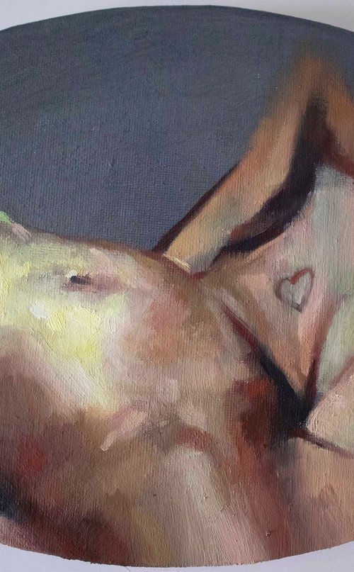 Love oil painting by Kateryna Bortsova