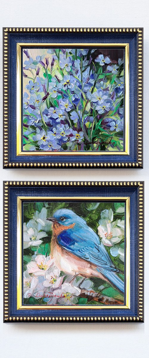 Forget-me-not by Nataly Derevyanko