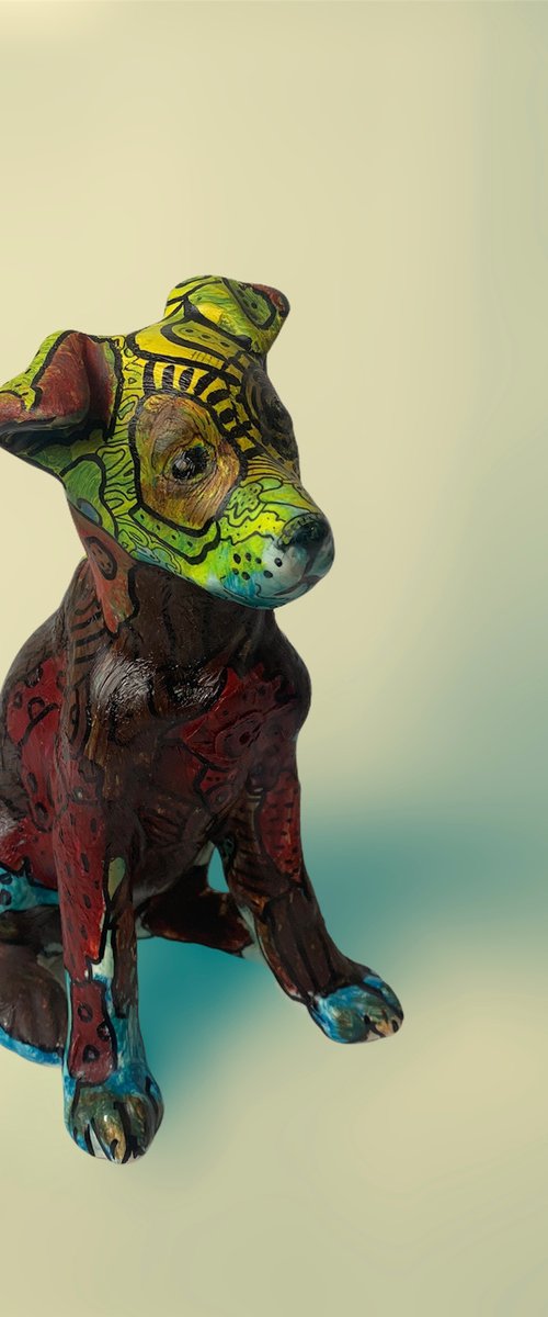 Psychedelic dog by Pavel Kuragin