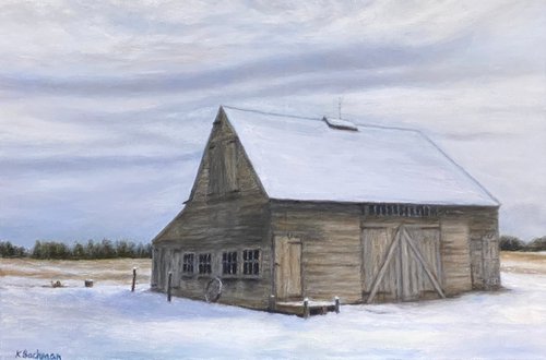 Winter Barn by Ken Bachman