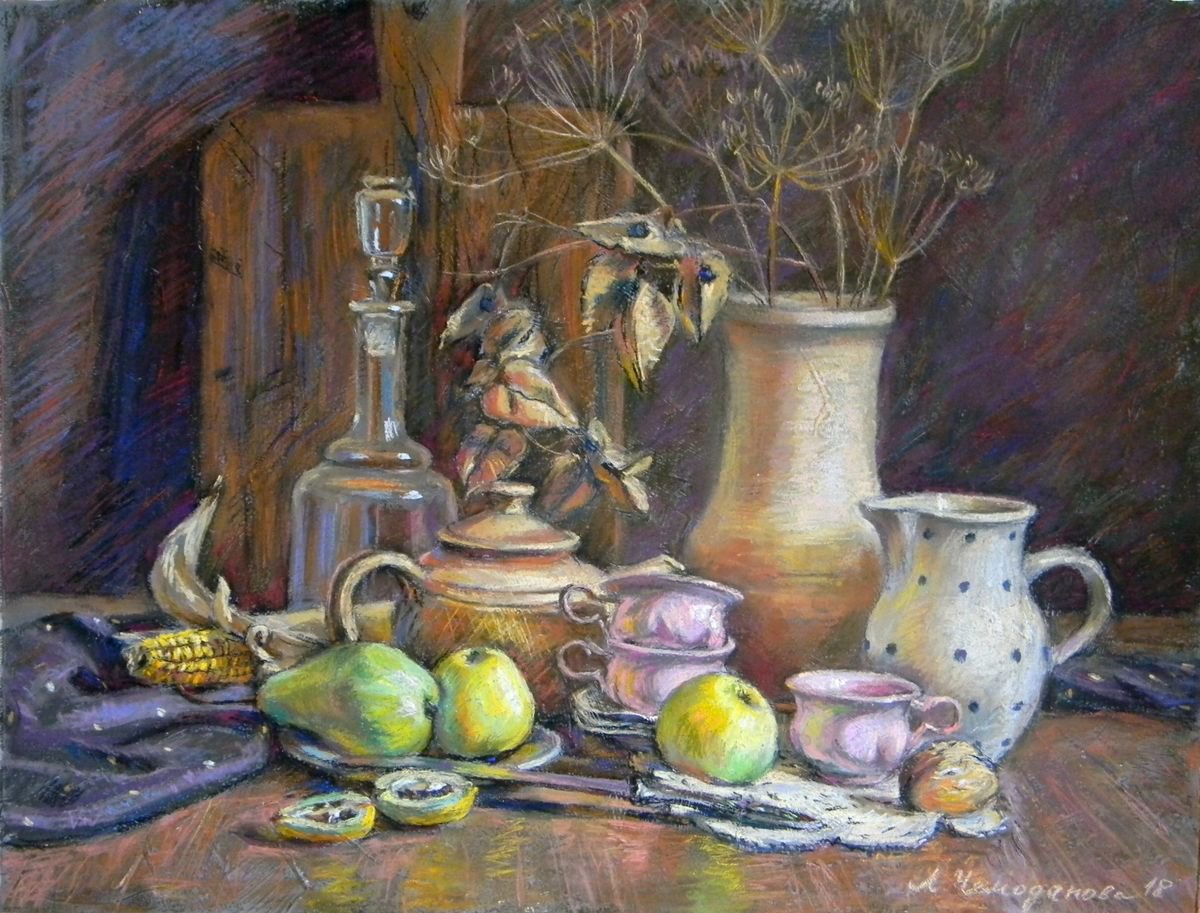 Photorealistic Pastel Drawing , Winter Is Coming Soon By Liudmyla Chemodanova, 20 X 16, Artwork For Sale On Artfinder