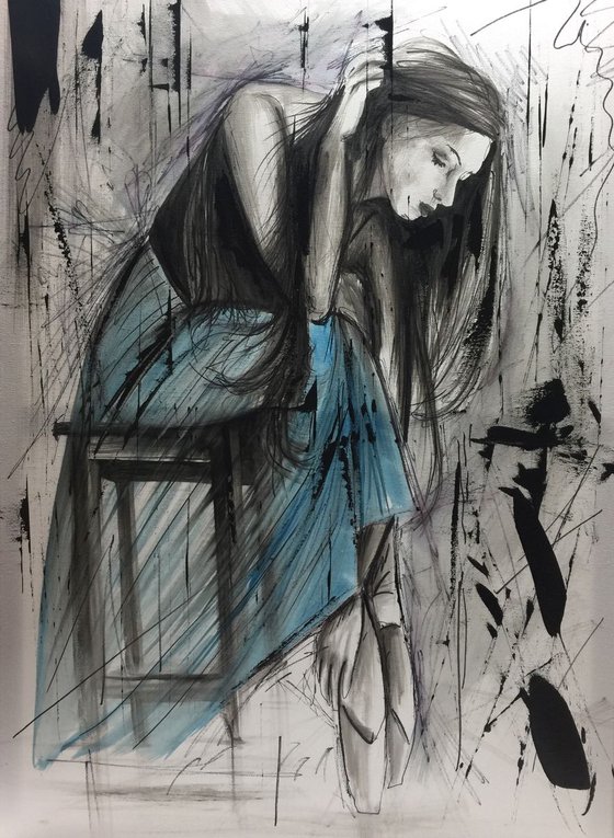 Action. ballerina. Eka Peradze Art