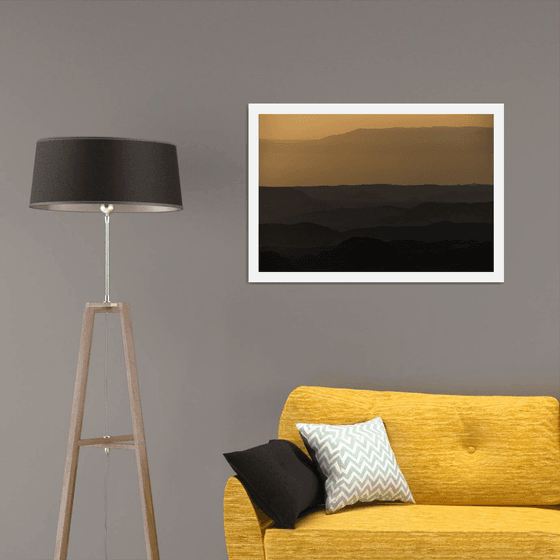 Sunrise over Ramon crater #2 | Limited Edition Fine Art Print 1 of 10 | 90 x 60 cm