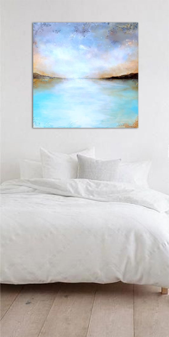 calm bay (100 x 100 cm) Dee Brown