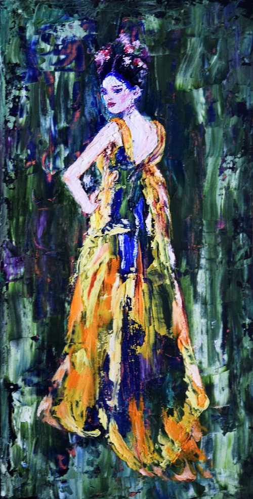 The Yellow dress by Anna Sidi-Yacoub