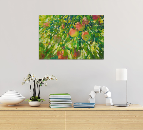 Apples in the garden