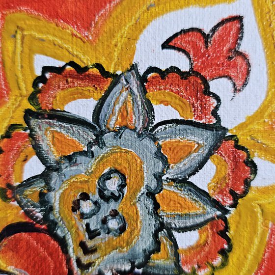 Yellow in Red