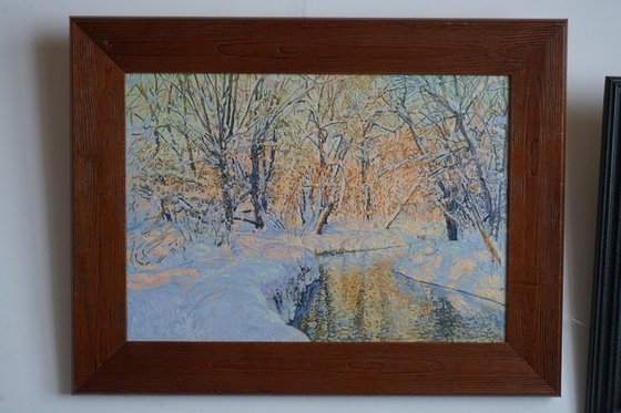 A sunny day on the Chertanovka River