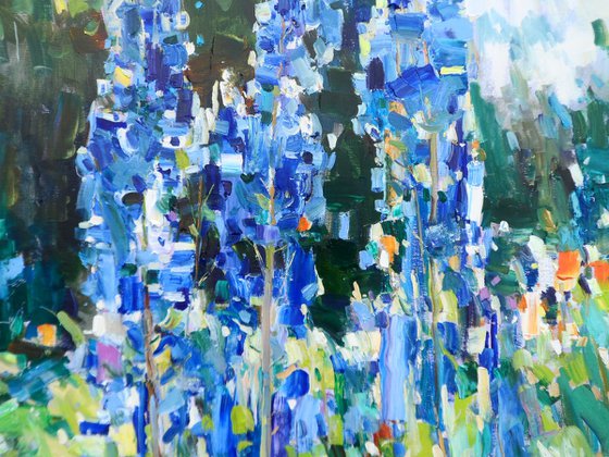 " Lupines in my garden"