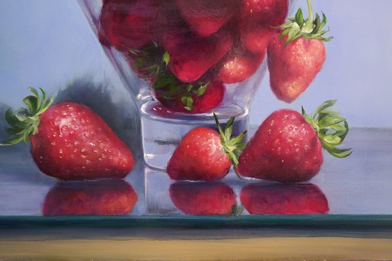 "Still life with strawberries"