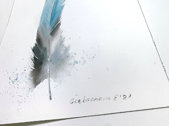 One feather #2