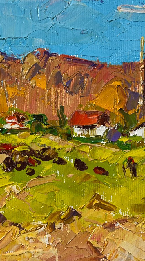 Sunny day outside the village by Kalenyuk Alex