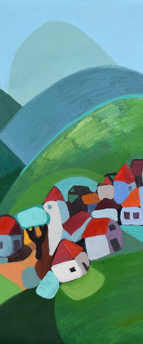 Mountain village by Lilla Kuizs