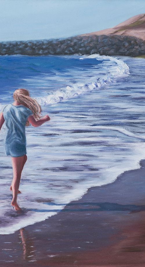 Walk on a Beach by Diana Sandetskaya