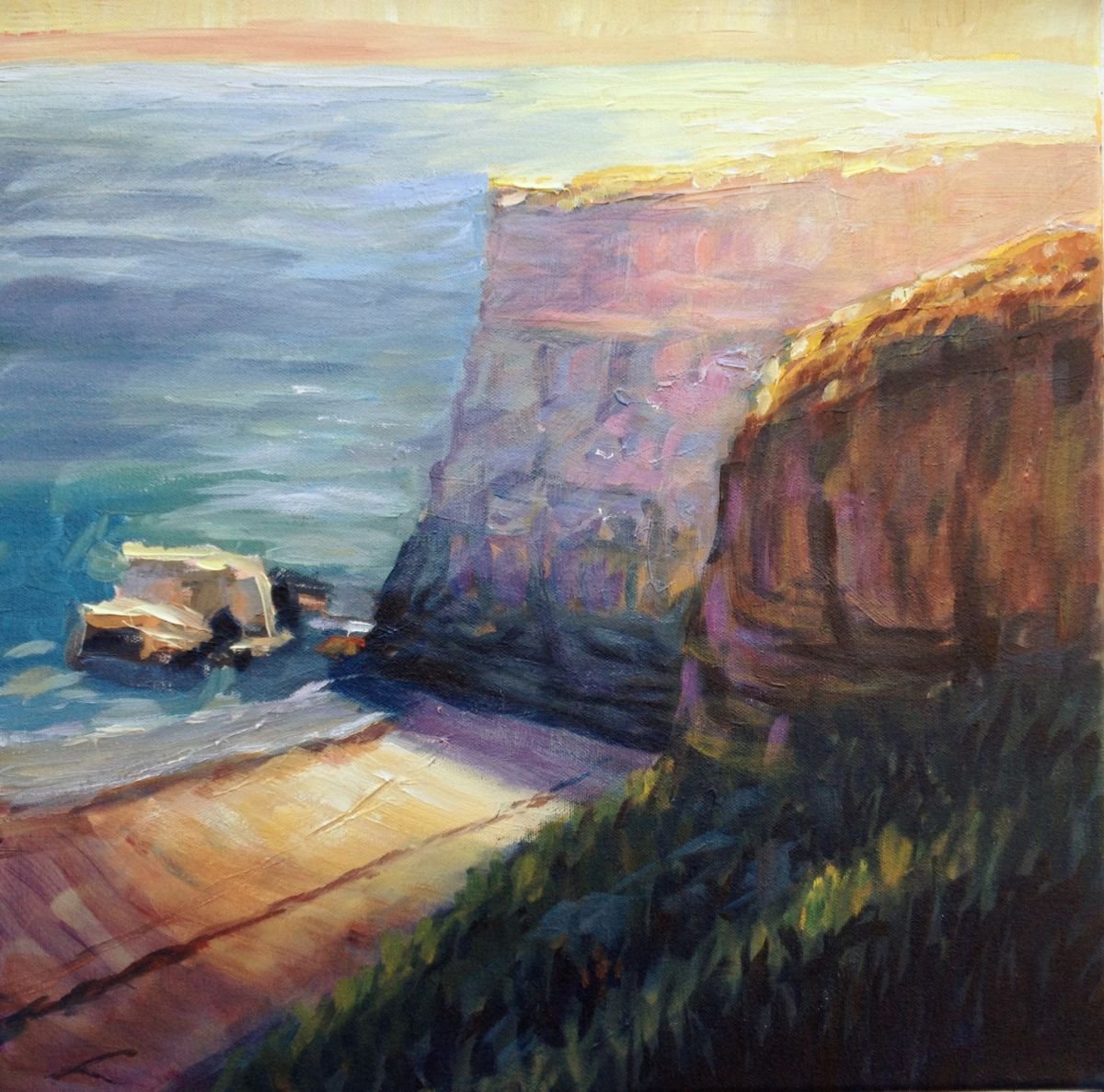 California cliffs by Elena Sokolova