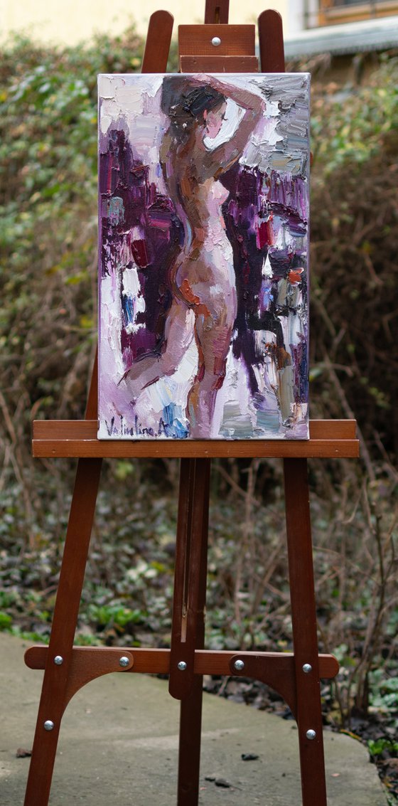 Nude girl oil painting #2